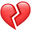Emoji coração partido U+1F494