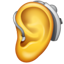 Emoji de aparelho auditivo U+1F9BB