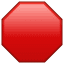 Emoji escudo vermelho U+1F6D1