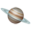 Emoji planeta Saturno U+1FA90