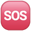 Símbolo SOS U+1F198