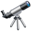 Emoji de telescópio U+1F52D