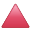 Emoji de triângulo vermelho U+1F53A