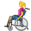 Whatsapp mulher em cadeira de rodas U+1F469 U+1F9BD